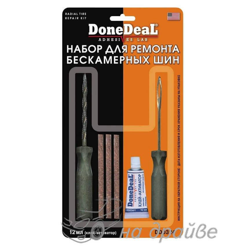 

Набор для ремонта бескамерных шин 12мл DD0324 Done Deal