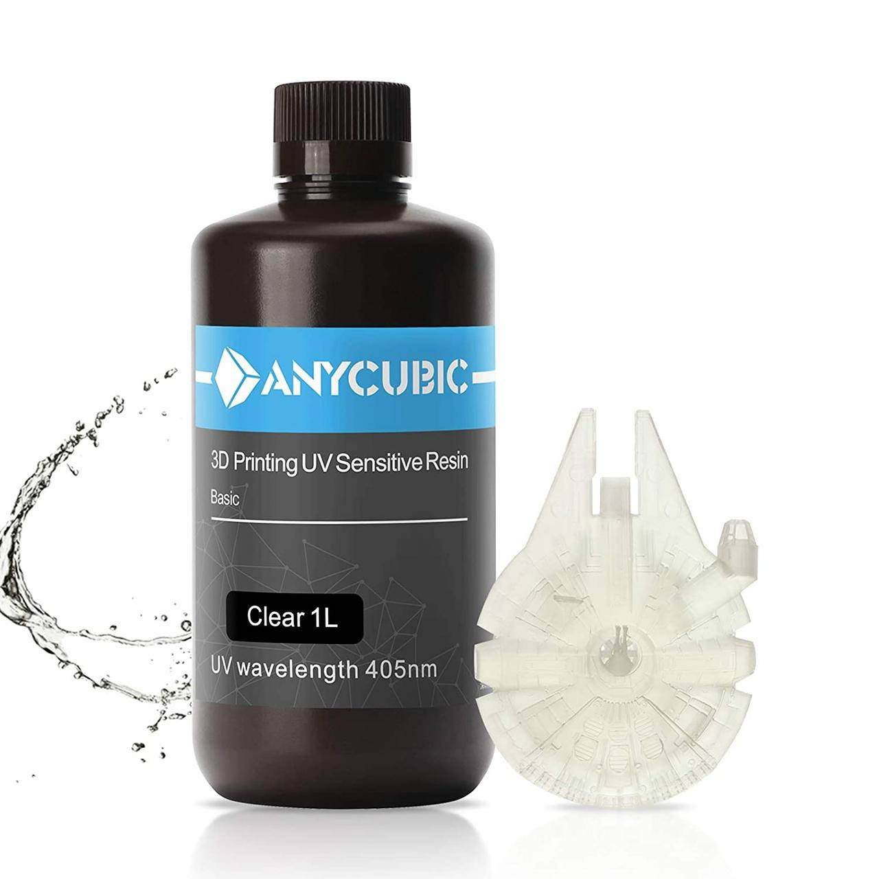 

Фотополимерная смола Anycubic (UV Resin) Basic прозрачный, 1