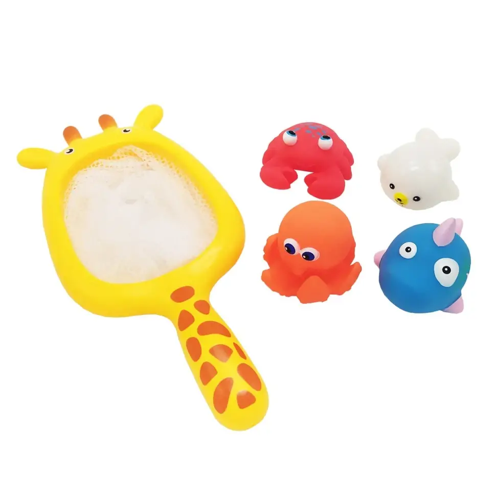 

Игрушка для купания Bambi H723-3 сачoк, пищалки, Land of Toys