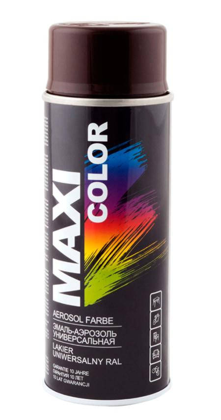

Краска Maxi Color аэрозольная универсальная шоколадно-коричневая 400 мл (MX8017), Коричневый