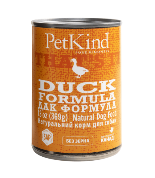 

PetKind Duck Formula Корм для собак с канадской уткой 0.369 кг