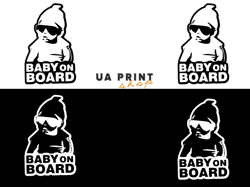 

Наклейка Baby on BOARD