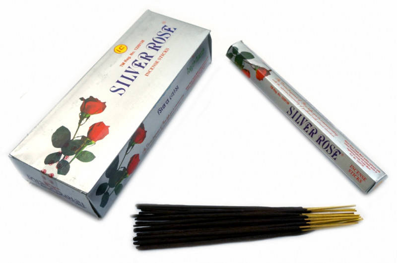 

Аромапалочки SILVER ROSE (шестигранник) Серебряная роза