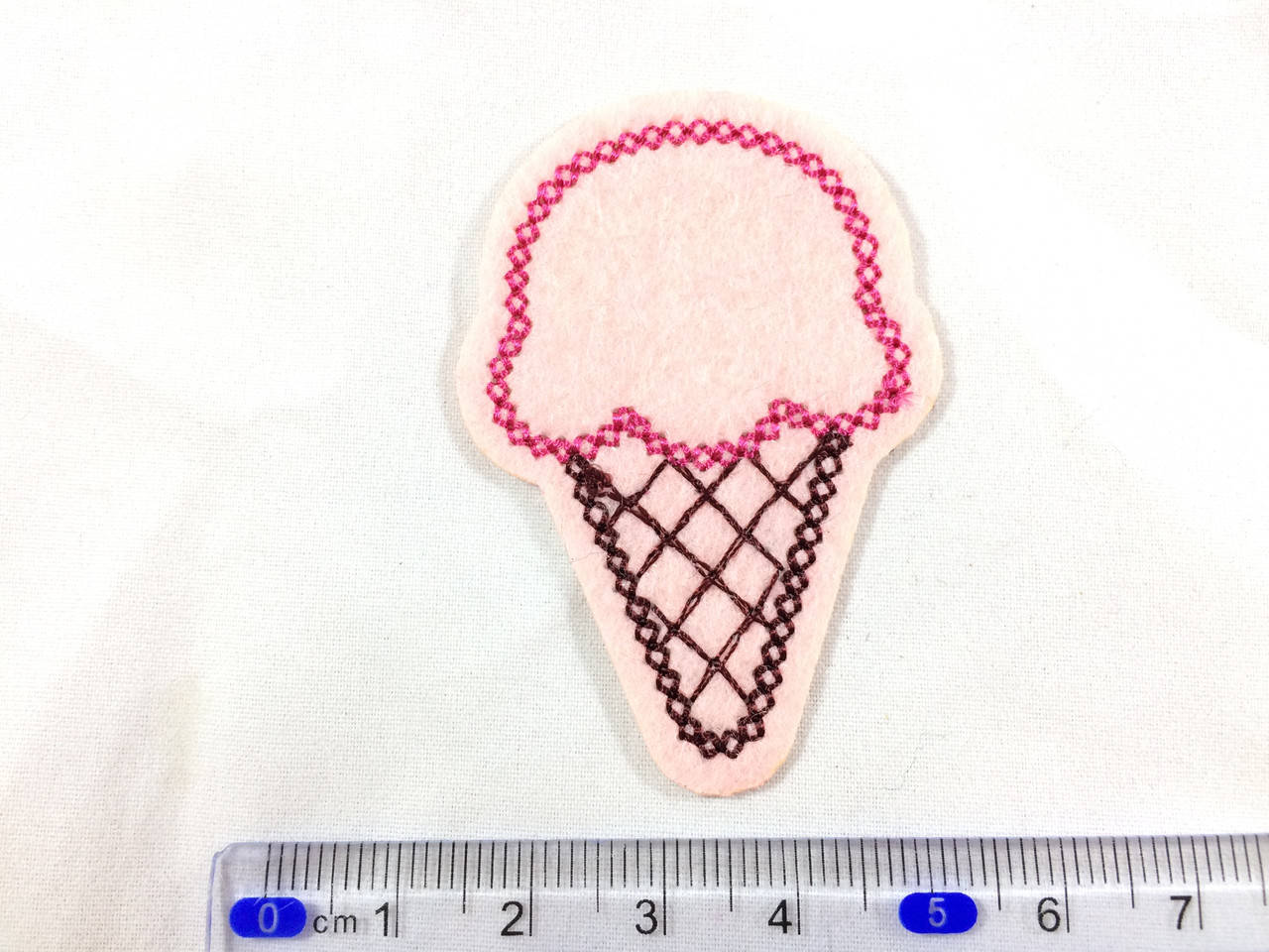 

Нашивка мороженое icecream 39х52 мм