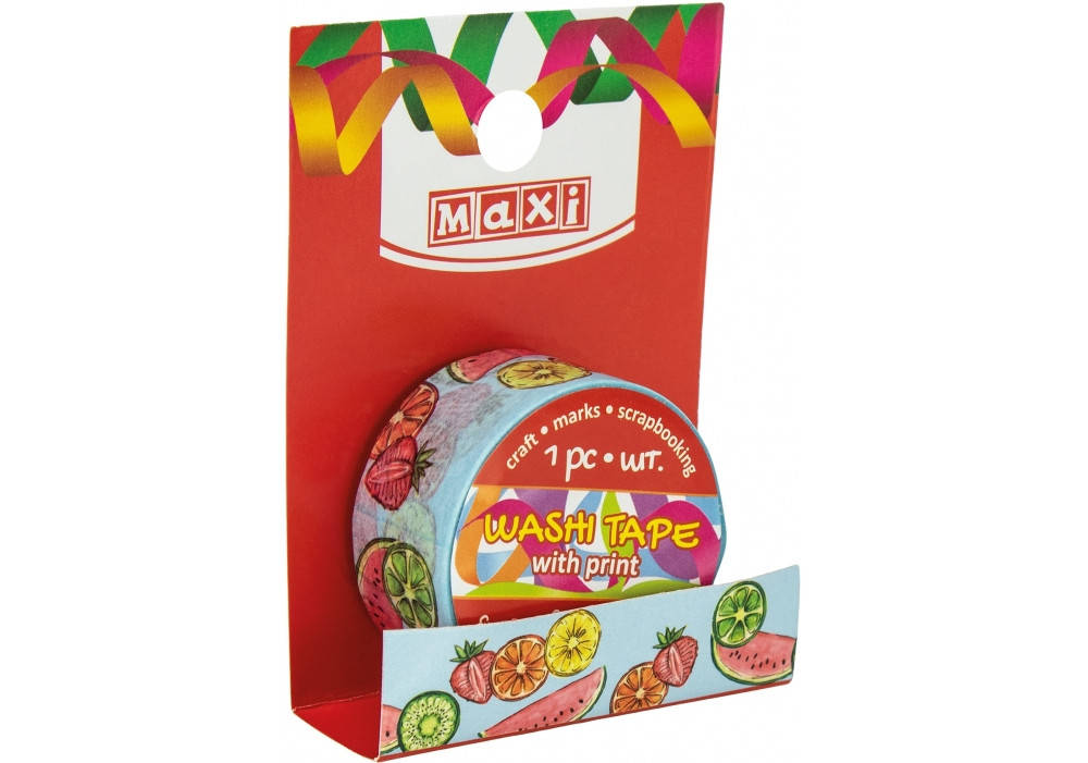 

Стрічка декор. "Maxi" з принтом 20ммх3м №MX62012(20)