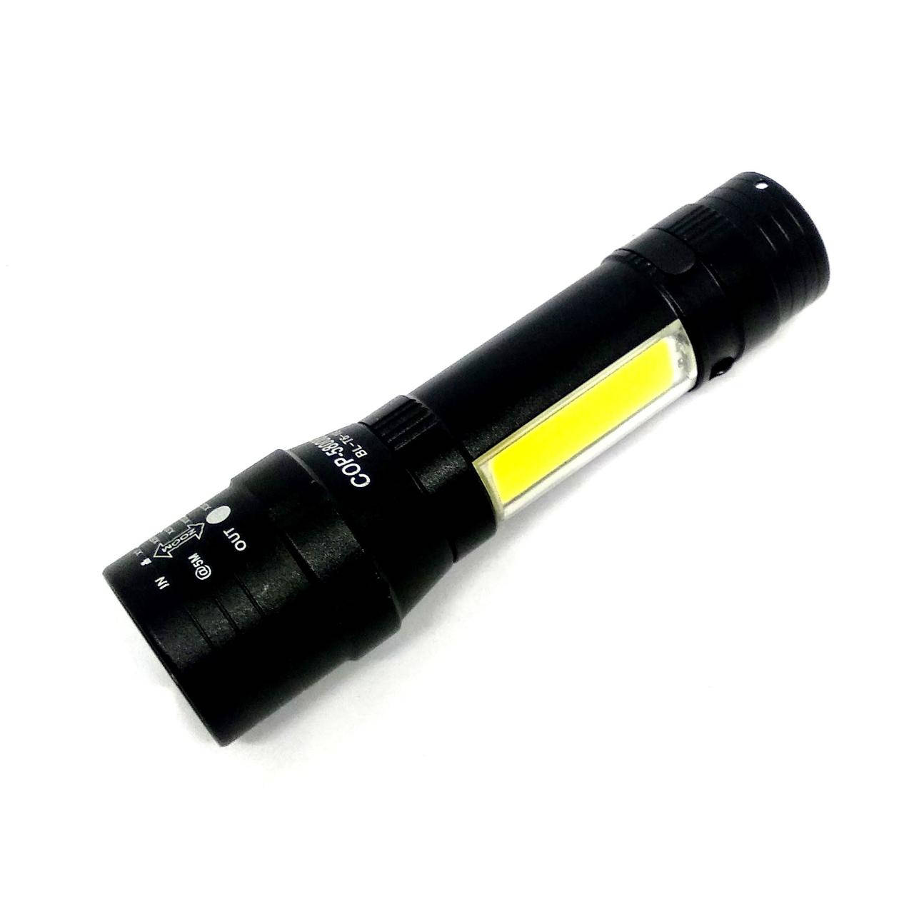 

Фонарь карманный Police Bailong BL-T6-19 USB Micro Charge, Черный