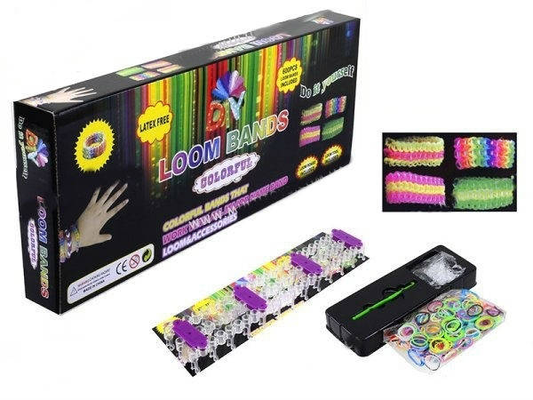 

Набор резинок для плетения браслетов RAINBOW LOOM Разноцветный