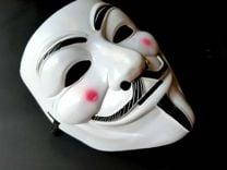 

Маска Гай Фокс (Анонимус) белая пластиковая «V — значит вендетта»