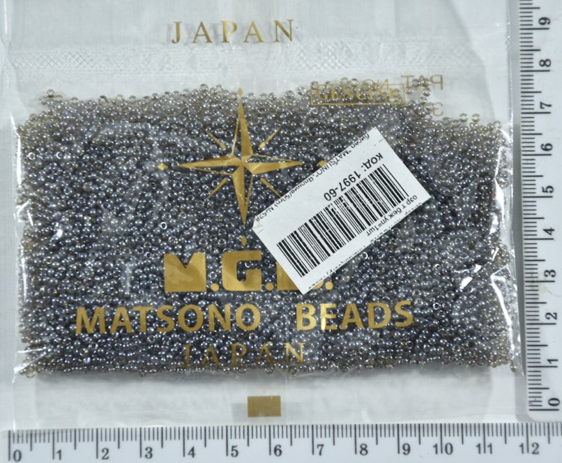 

Бисер №11/0 "MATSUNO"-Япония(50гр) №528 прозр т беж уп=1шт