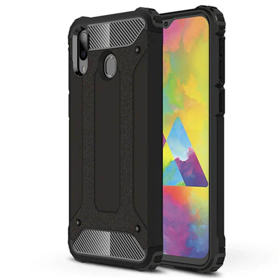 

Бронированный противоударный TPU+PC чехол Immortal для Samsung Galaxy A10s Черный