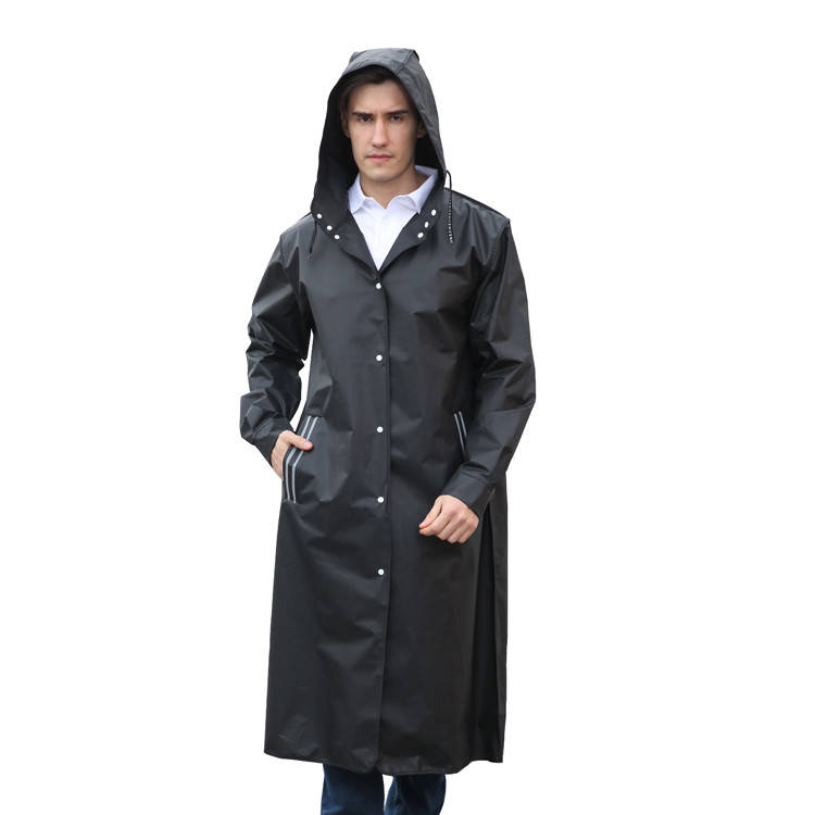 

Дождевик мужской Minshen 118BL черный - L (155-165)
