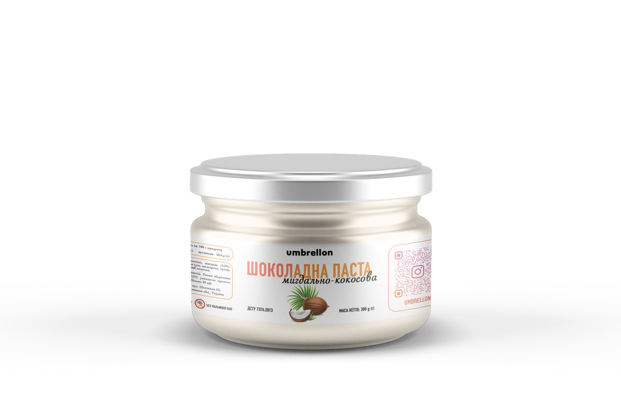 

Шоколадная паста "Миндально-кокосовая", 300 г