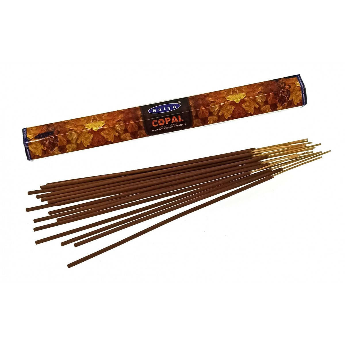 

Copal (Янтарь) (Satya) пыльцовые благовония шестигранник