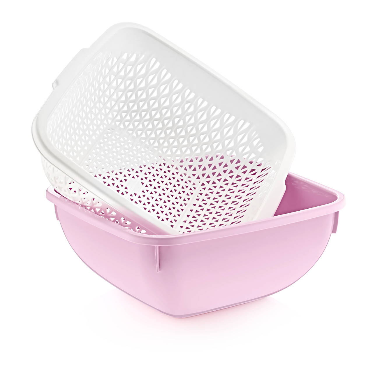 

Дуршлаг с миской (24,5 X 24,5 X 11 CM) UCSAN plastik 4 Л. M-090, Разные цвета