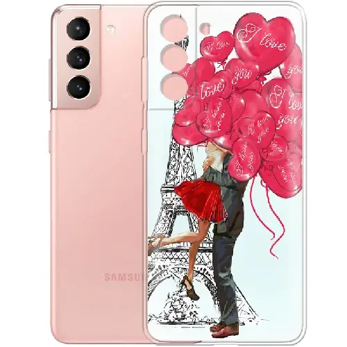 

Силиконовый чехол BoxFace Samsung G990 Galaxy S21 FE Love in Paris