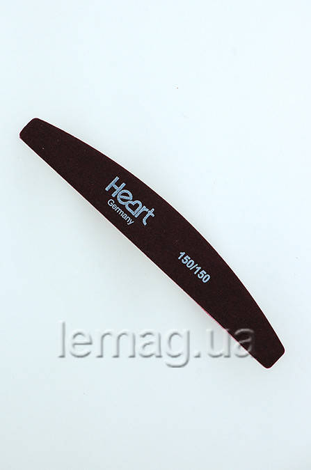 

HEART Пилка для ногтей Half BROWN 150/150, 1 шт.