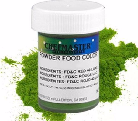 

Краситель сухой для шоколада Chefmaster Зеленый Green, 3г