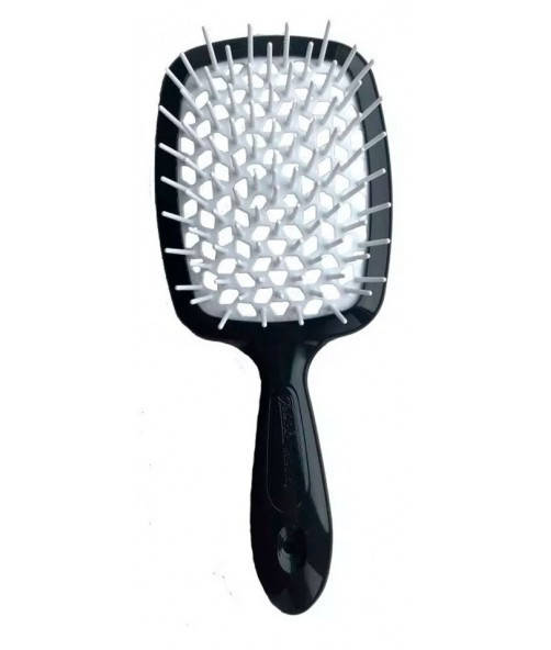 

Расческа cупербраш черный/белый Janeke Superbrush