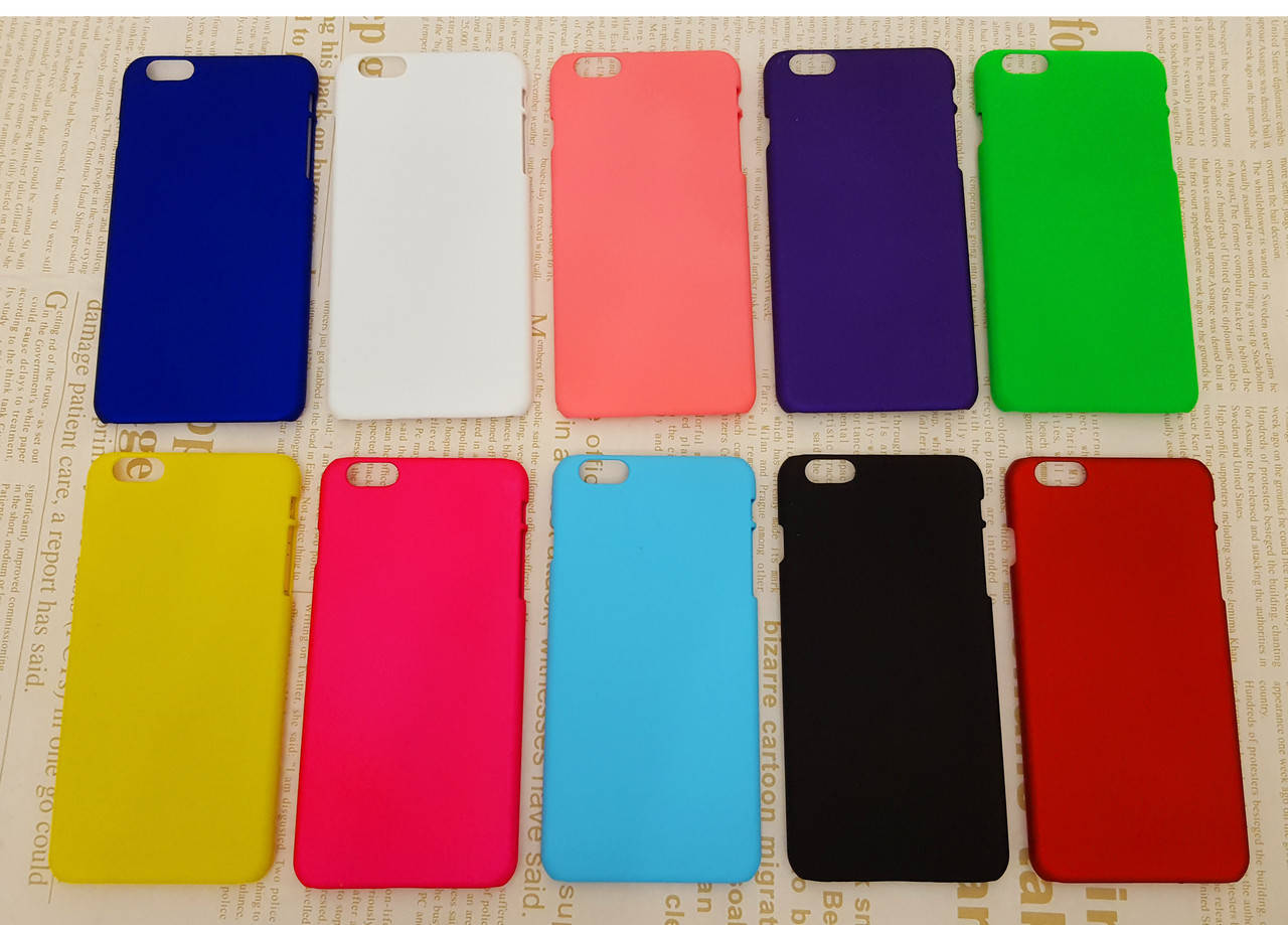 

Чехол накладка бампер для iPhone 6 Plus / 6S Plus (10 цветов), Разные цвета
