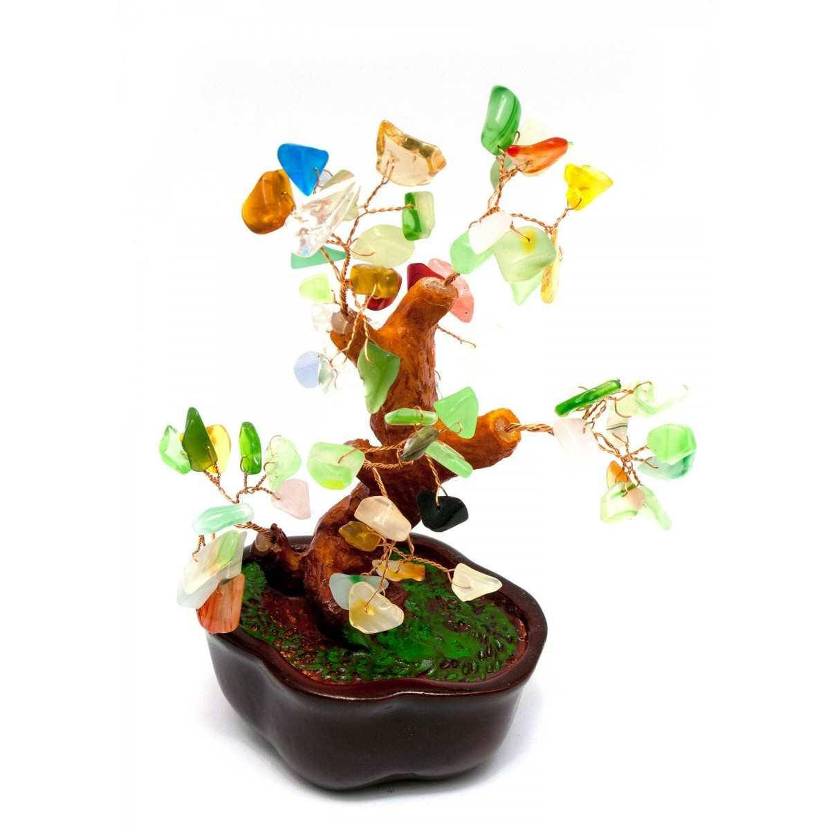 

Дерево с камнями (12 см) разноцветное