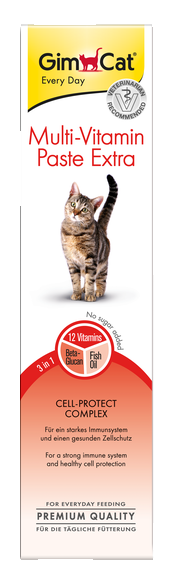 

GimCat Multi-Vitamin Extra 200г паста для кошек