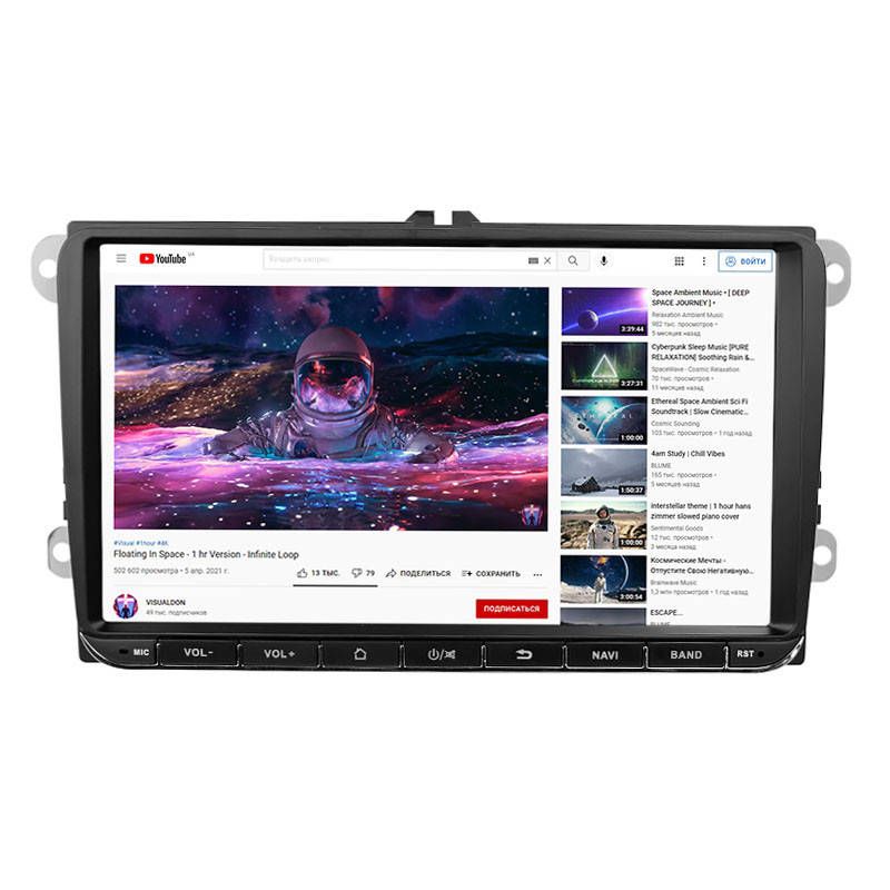 

Go Штатная автомагнитола Volkswagen universal 9021A 9" 2+32 4G Premium GPS Android