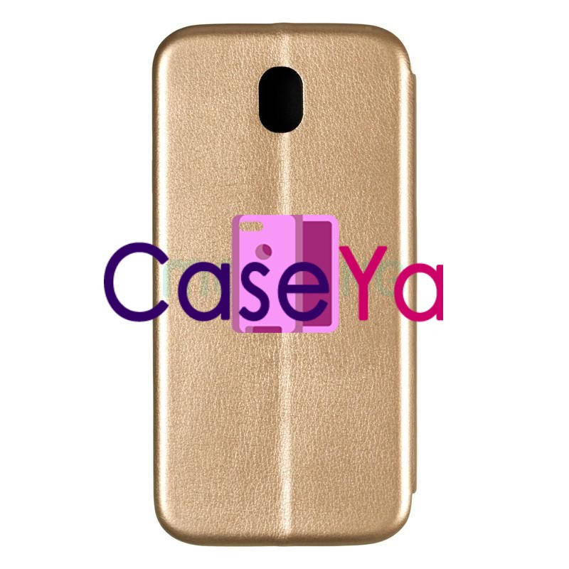 

Чехол книжка Samsung J730 (J7 2017) Золотистый цвет