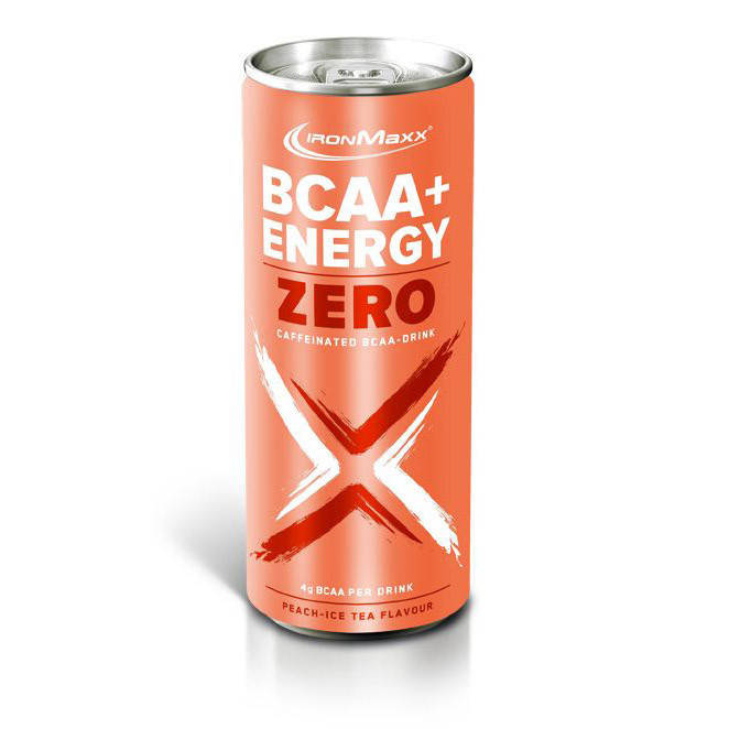 

BCAA IronMaxx BCAA+Energy Zero Drink, 330 мл Персиковий чай