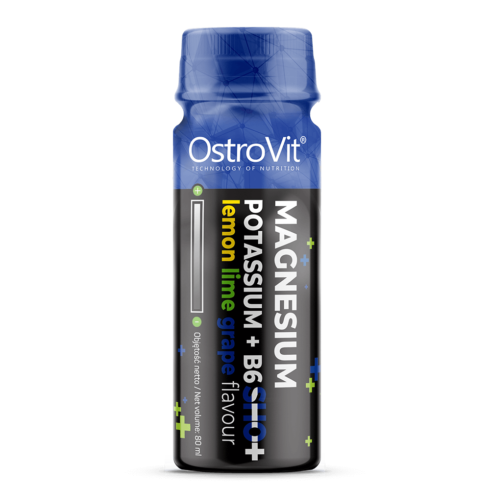 

Magnesium Potassium + B6 Shot OstroVit 80 мл Лимон - Лайм - Виноград