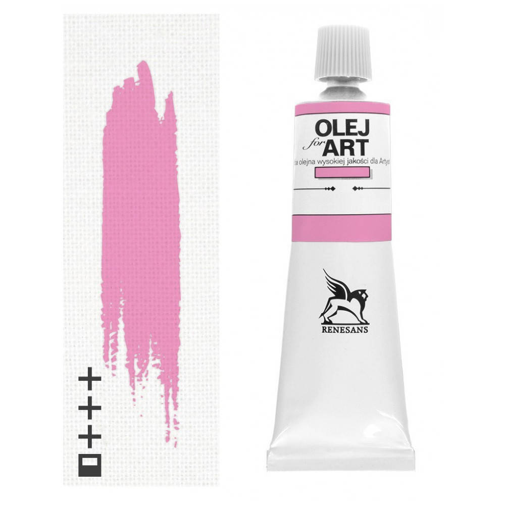 

Фарба олійна, Рожева, 60мл, Renesans