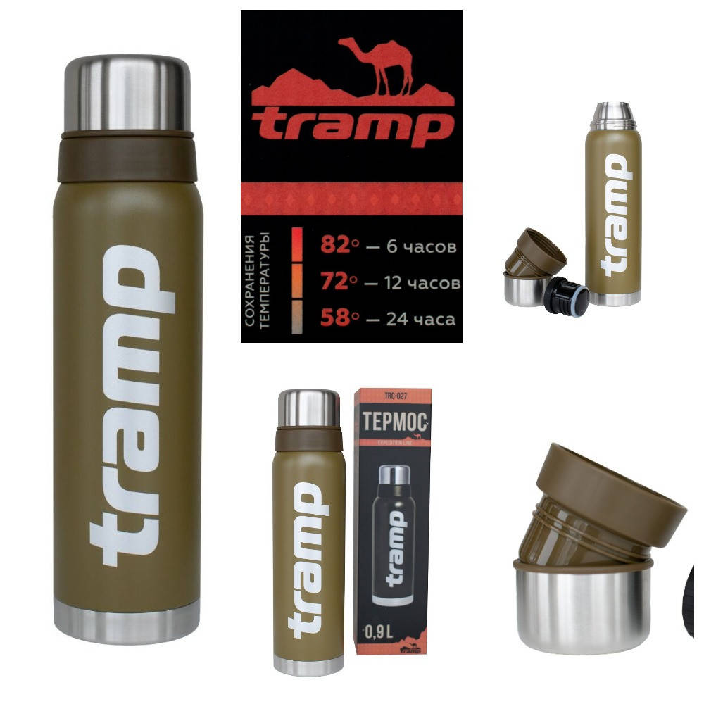 

Термос Tramp Expedition Line 0,9 л Оливковий (TRC-027-olive), Оливковый