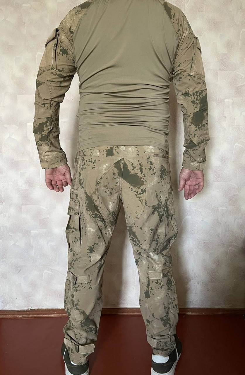 

Тактический костюм COMBAT, штаны + рубашка, цвет койот (беж), Турция, Розмір М, L