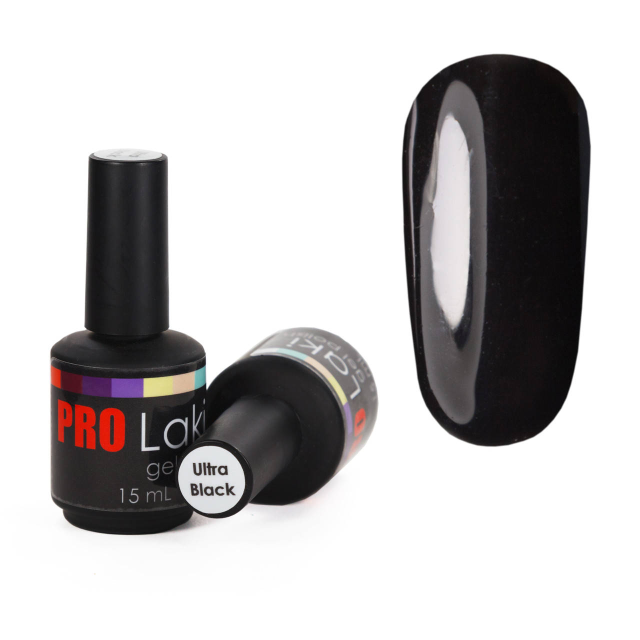 

Гель-лак черный высокопигментированный PRO-Laki Ultrablack 6ml