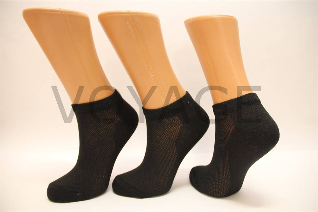 

Женские носки короткие в сеточку НЛ черный