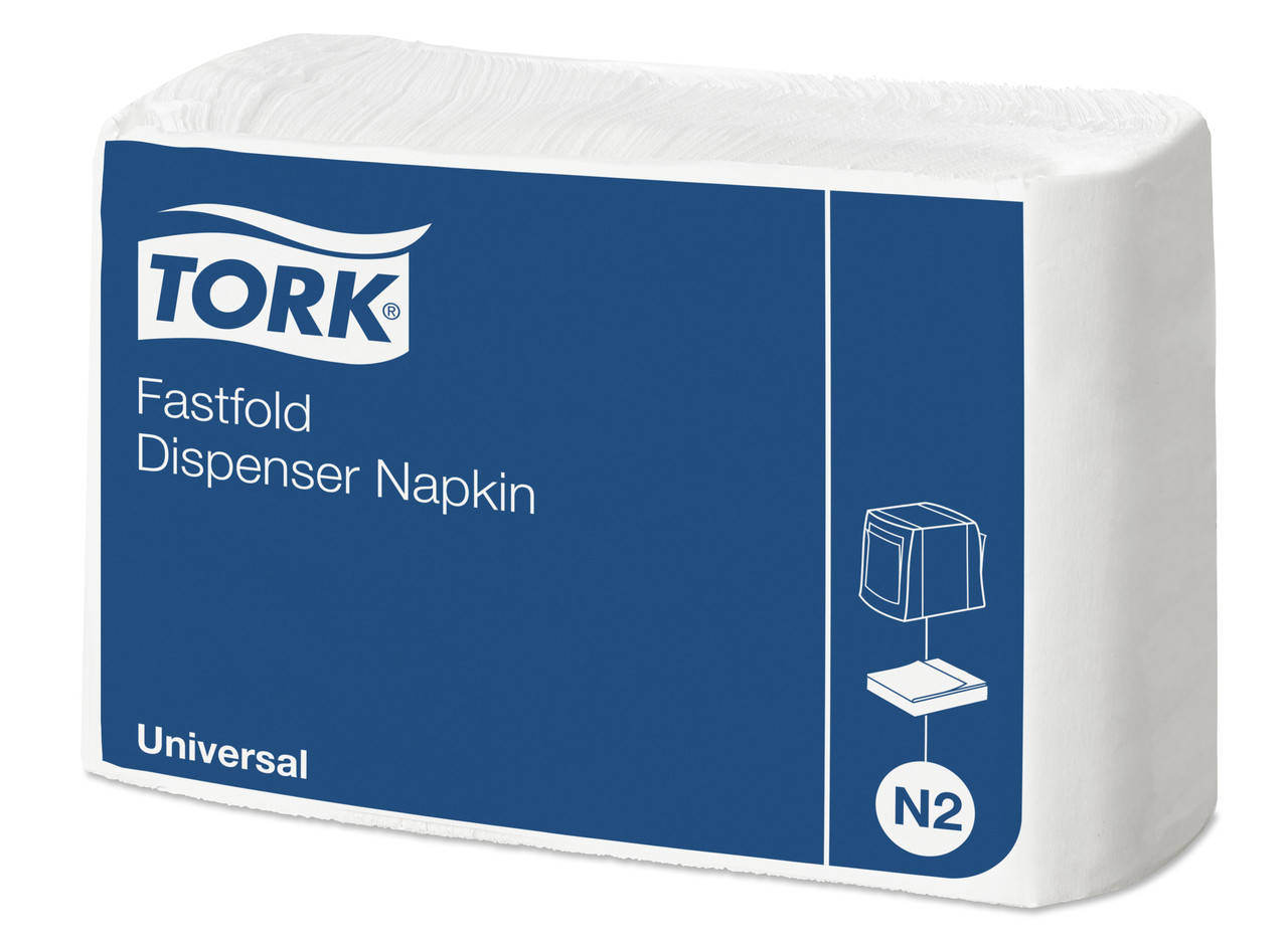 

Салфетки для диспенсеров Tork, N2, 25х30, 1 слой, 300 шт. 10933