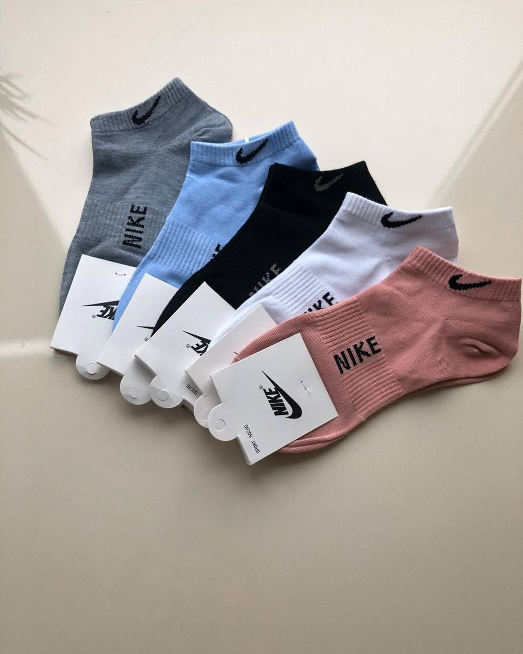 

Носки короткие спортивные nike белый