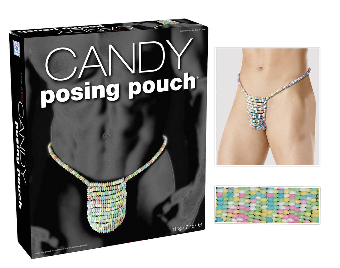 

Съедобные мужские стринги - Candy Tanga aus Zuckerperlen