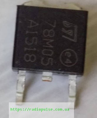 

Микросхема 78M05 ( 78D05A ) , D-Pak