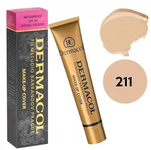 

Тональный крем Dermacol с повышенными маскирующими свойствами 30 г тон 211