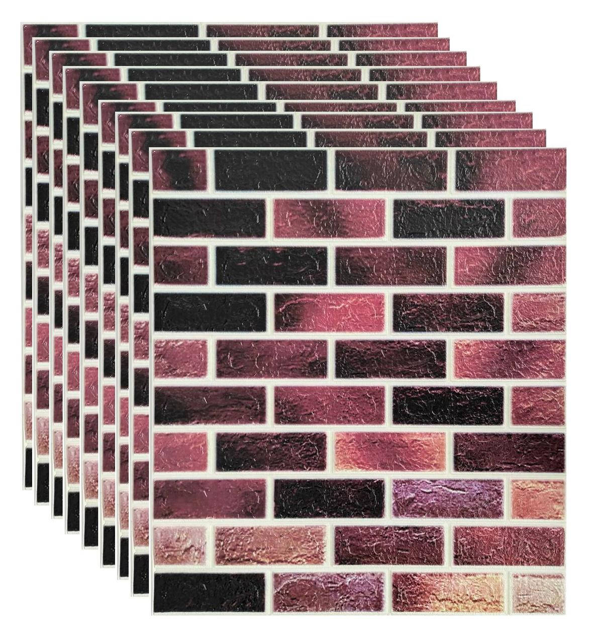 

Самоклейка 3D панель кирпич Краковский 700x770x4мм (самоклеящиеся мягкие 3D Панели)