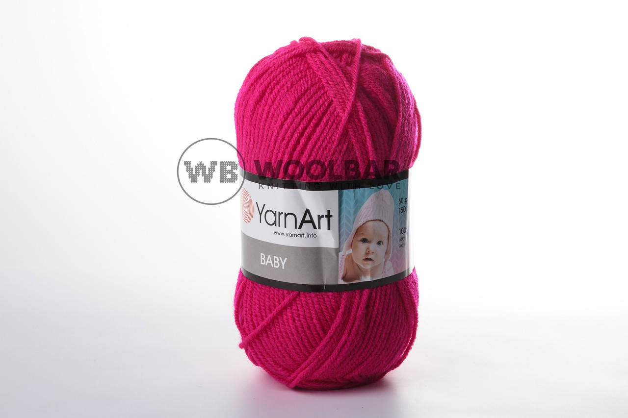 

Пряжа YarnArt Baby 8041 малиновый