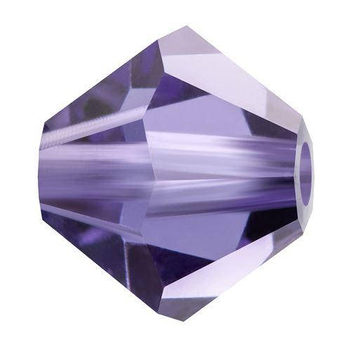 

Хрустальные биконусы Preciosa (Чехия) 3 мм Tanzanite, Фиолетовый