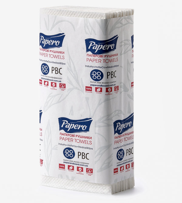 

Полотенца V-сл. 1сл. белые Point