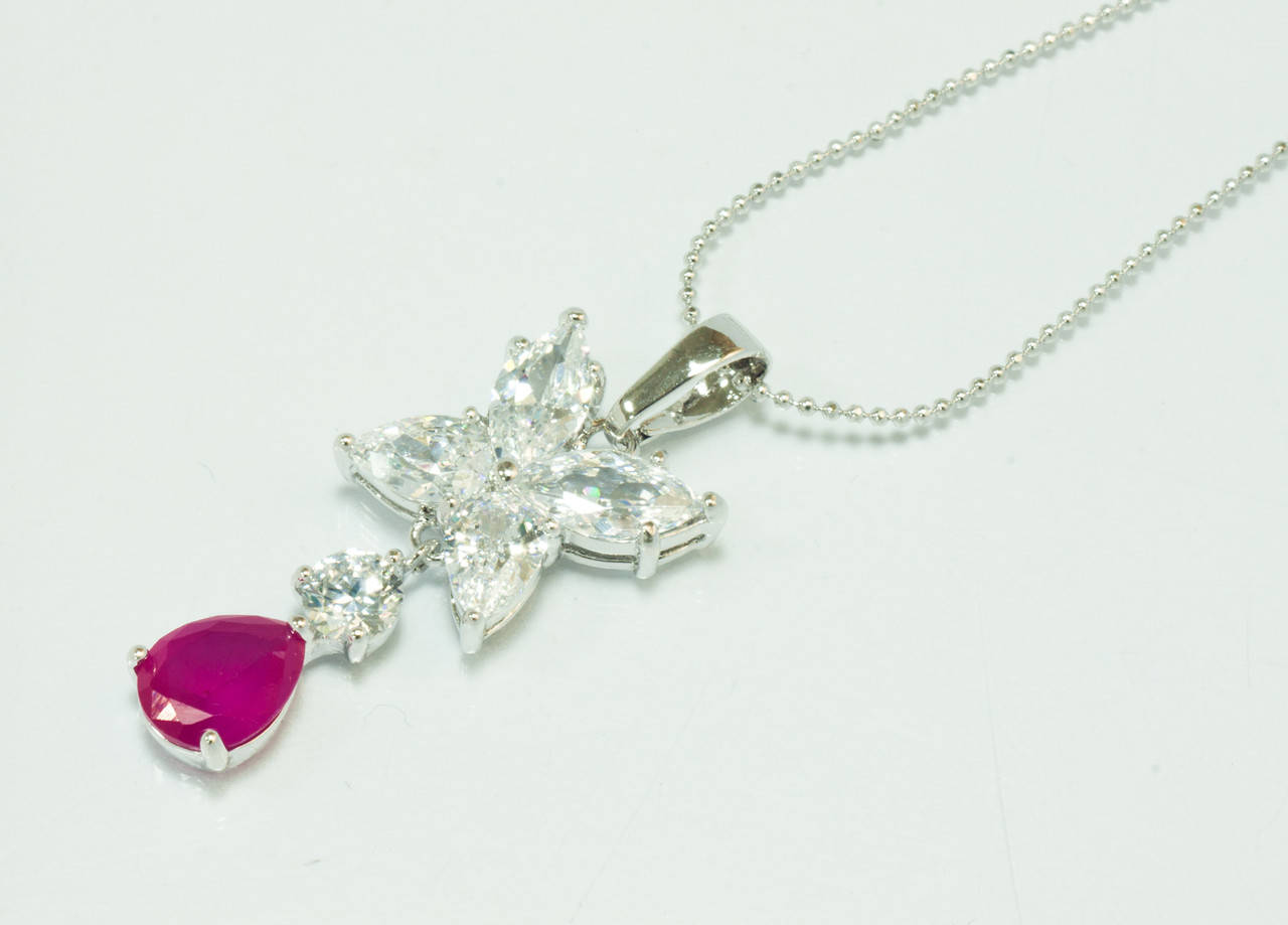 

Подвеска Бабочка 36мм * 14мм, вставка цирконий, родий Xuping