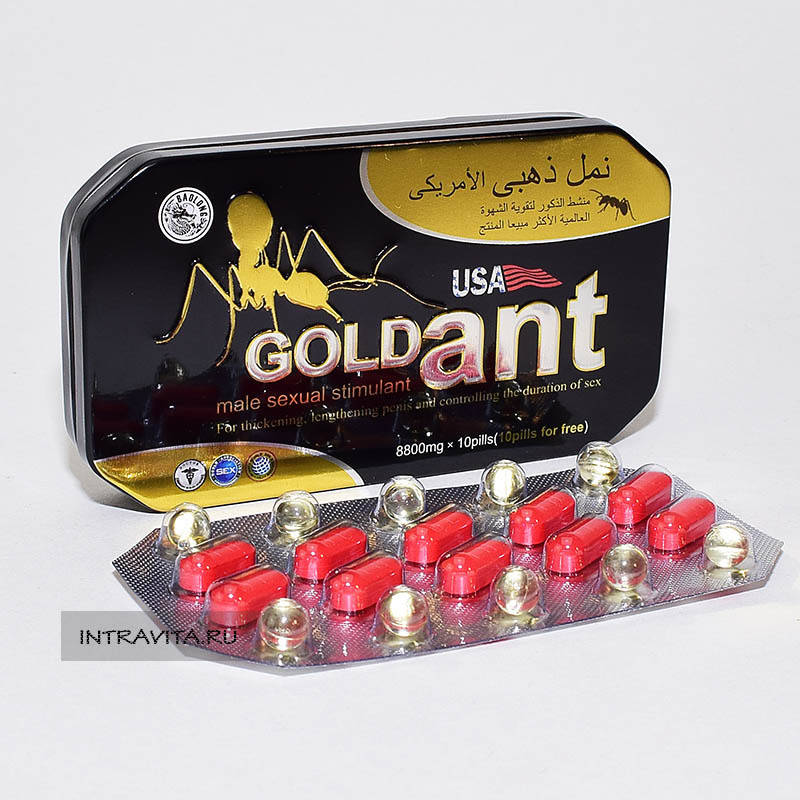 

Средство для потенции, Gold Ant USA Золотой Муравей, возбудитель для мужчин