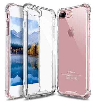 

Силиконовый противоударный прозрачный чехол для iPhone 7 Plus (бампер)