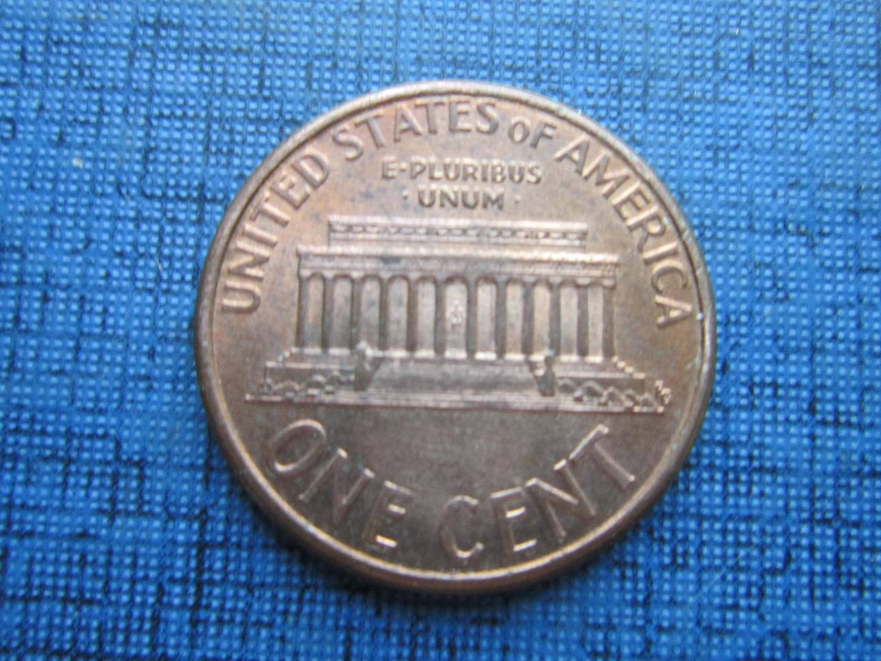 

Монета 1 цент США 1995 D