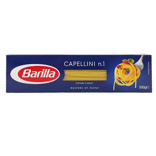 

Макарони Барілла №1 макарони капеліні Barilla capellini 500g 35шт/ящ (Код : 00-00003456)