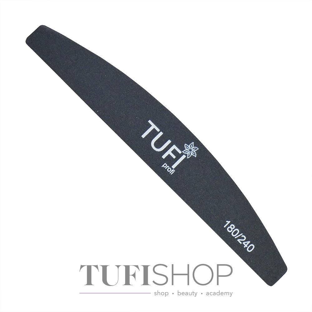 

Пилочка TUFI profi PREMIUM полукруг черная 180/240 грит 17,8 см 1 шт (0122156)