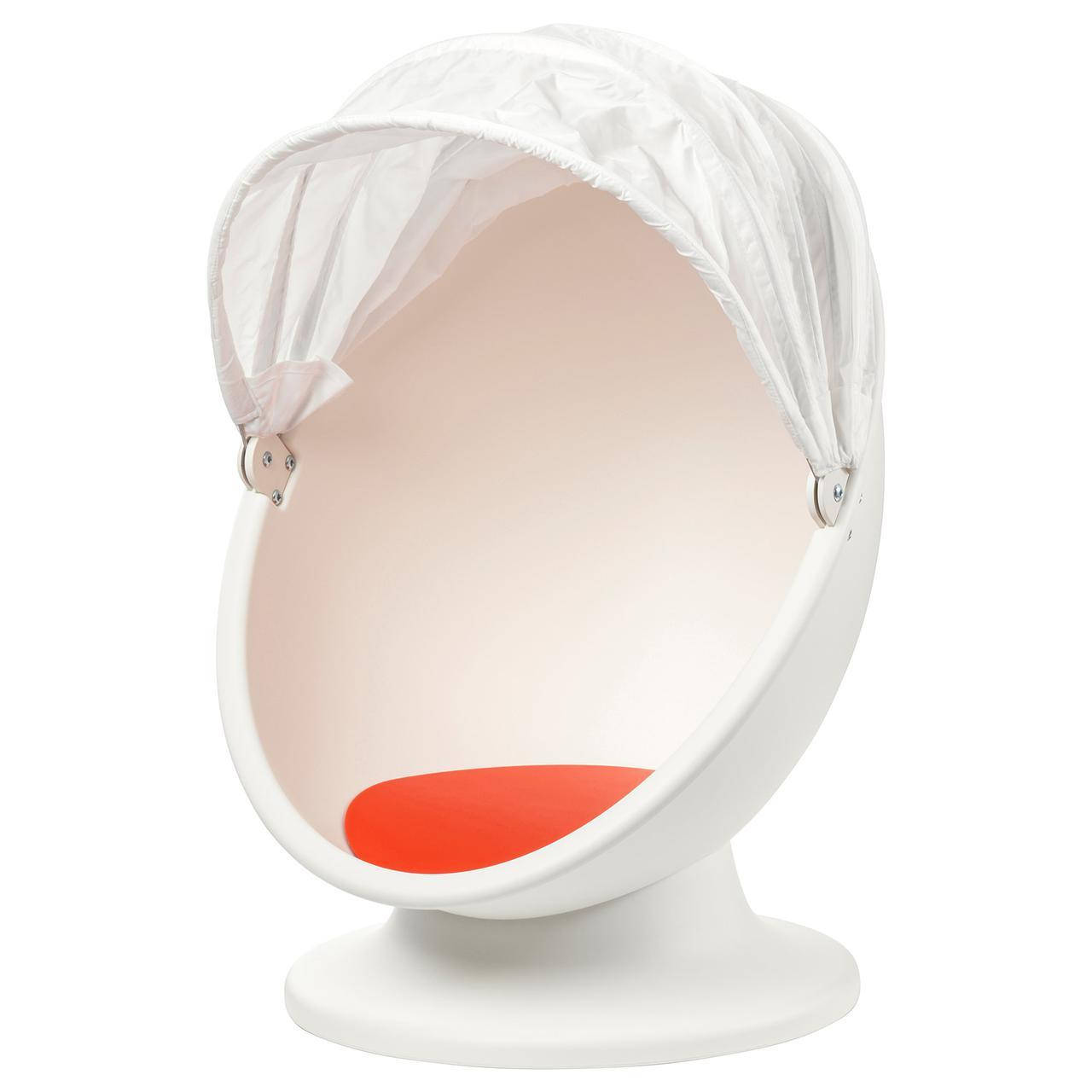 

IKEA IKEA PS LOMSK (104.071.36) Поворотное кресло, белое, красное